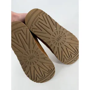 UGG Tasman Slipper Women Size 8 Chestnut Suede‎ Shearling Boho Cozy Casual thumbnail 7
