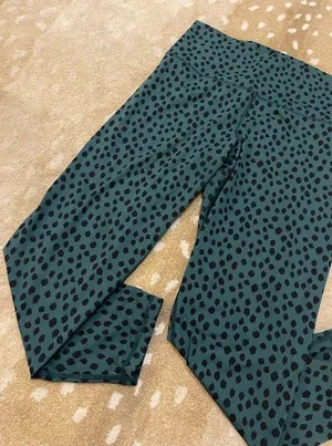 Aerie sea foam green blue leopard print leggings women’s size XL thumbnail 3