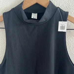 NWT Old Navy Black High Neck RIbbed Tank Powersoft Go-Dry XS thumbnail 3