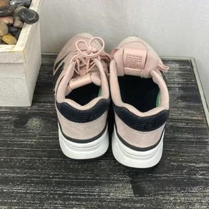 New Balance Women's Pink & Gray Dark Mercury 997H Athletic Sport Sneakers 9 thumbnail 4