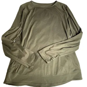 LORNA JANE Olive Green Long Sleeve Workout Top Athletic Athleisure Women's‎ M thumbnail 1