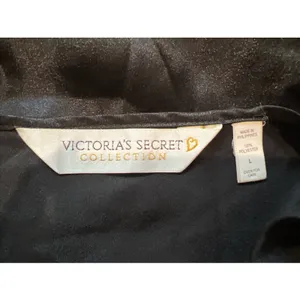 Vintage 90s Victoria's Secret Collection Black Slip Chemise Lingerie thumbnail 5