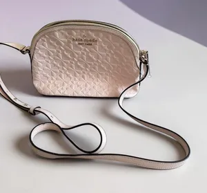 KATE SPADE Light Pink Floral Saffiano Leather Crossbody Bag thumbnail 1