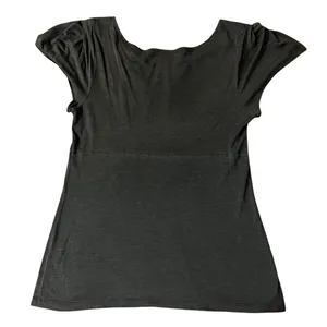 Banana Republic Silk Blouse Womens L Used Dark Gray thumbnail 15