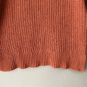 Aerie Relaxed‎ Shabby Slouchy Moody Earth Colors Chunky Knit Sweater XS Orange thumbnail 8