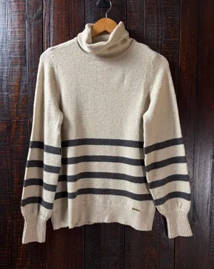 Michael Kors Turtleneck Wool Sweater Black thumbnail 1