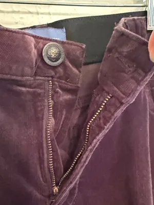 🦄🦄🦄BOGOHO 🦄🦄🦄Democracy Corduroy Slim Pants in Plum-14 thumbnail 10