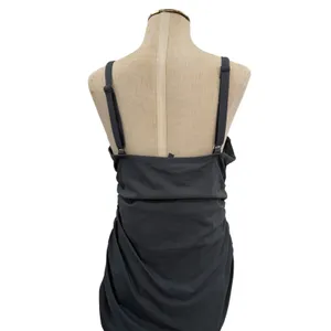 Skims Sculpting Swim Ruched One Piece Gunmetal Gray Shaping‎ Swimsuit XL NWT thumbnail 10