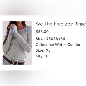 We The Free Zoe Ribbed Sweater thumbnail 2