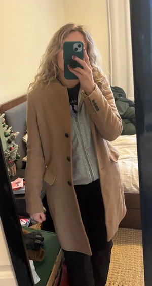 Uniqlo wool/cashmere coat  thumbnail 1