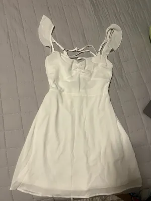 Princess Polly Dress White thumbnail 1