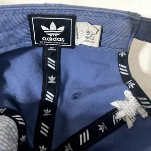 Adidas Originals Blue Baseball Cap‎ Hat trefoil cotton adjustable adult O/S thumbnail 6