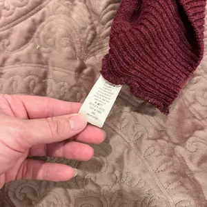 Debut Knit Cropped Tank Top - Wine Berry thumbnail 4