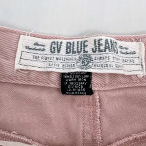 Gloria Vanderbilt Vintage Baby Pink Pastel High Rise Jean Shorts Retro Denim 12 thumbnail 5
