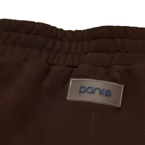 Parke Brown Sweat Shorts Comfy Loungewear Streetwear Athleisure Womens Size L/XL thumbnail 5