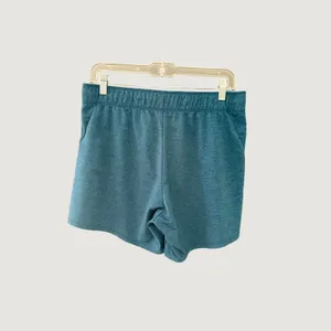 Nike Dri-FIT Womens Teal Heathered Athletic Shorts Medium Drawstring Pockets thumbnail 2