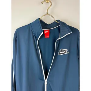 Nike Women’s Teal Blue & White Full Zip Pre-Game Track Jacket - Size - XL thumbnail 5