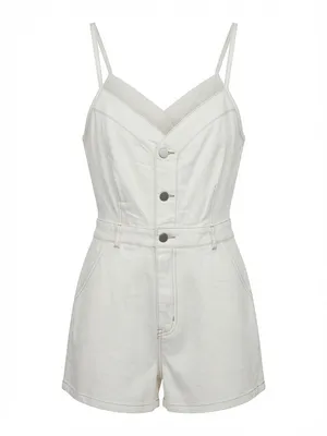 Cami Denim Romper Size M thumbnail 2