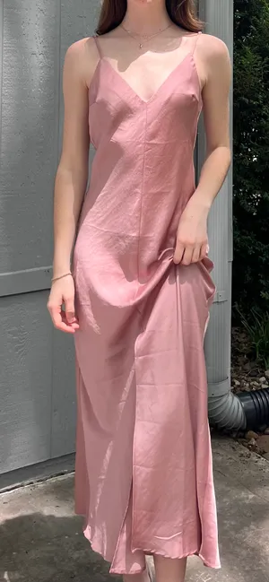Free People Silk Maxi Dress thumbnail 1