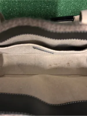 Chloé Beige and Brown Striped Canvas Tote with Logo Straps thumbnail 6