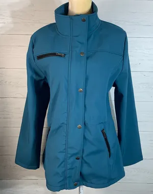 Big Chill Freestyle teal jacket size XL womens full zip thumbnail 1