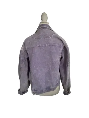 POL Purple Corduroy Button Jacket Size Medium thumbnail 7