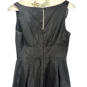 White House Black Market Silk Blend Ruffle V Neck Midi A line Sundress Dress 00 thumbnail 6