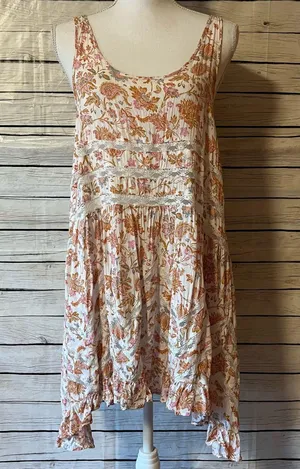 Intimately Free People Floral Sleeveless Swing Mini Dress thumbnail 1