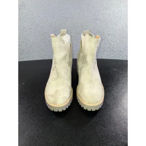 DV Dolce Vita RIELLE Suede‎ Lug Sole Wedge Chelsea Boots Women 8 Waterproof thumbnail 2