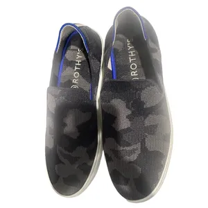 ROTHY'S The Sneaker Camo Slip On Womens Black Gray Casual Comfort Shoe 7.5 S11-6 thumbnail 4