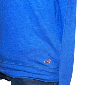 Hollister Blue Long Sleeve Top Womens Small Scoop Neck Raglan Casual Shirt‎ thumbnail 7