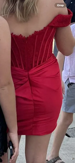 Sherri Hill Homecoming Red thumbnail 3