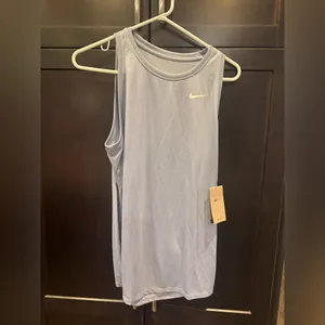 Nike Women's periwinkle dri-fit Tank Top thumbnail 2