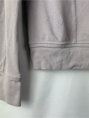 Lululemon Press Pause Lavender Gray Full Zip Athletic Jacket 4 thumbnail 6