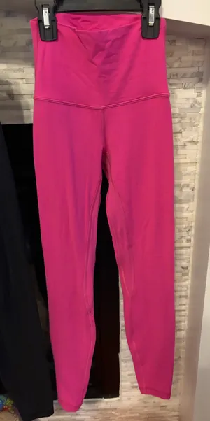 Lulu lemon align high rise pant 28” sonic pink size 0 thumbnail 1