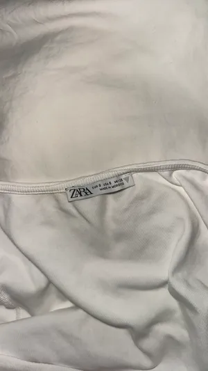 White Zara Crop Top thumbnail 4