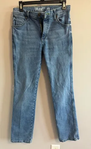 Wrangler‎ Retro Slim Straight Blue Jeans Sz 16R thumbnail 1