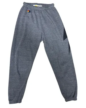 Aviator Nation Bolt Sweatpants Heather‎ Grey Women's Size Medium thumbnail 1