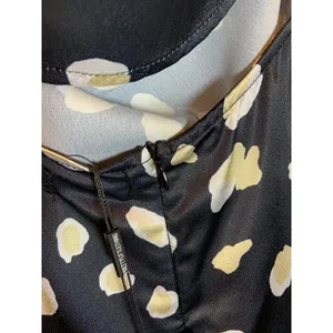 Women's Pretty Little Thing Leopard Print Satin Cowl Neck Maxi Dress Size 10 thumbnail 4