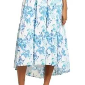 Charles Henry Floral MIDI Dress thumbnail 8