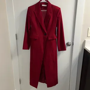 Commense Red Trench Coat thumbnail 3