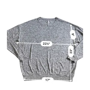 Athleta Gray Sweatshirt Top Size S thumbnail 5