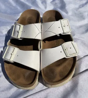 Papillon Papillio by Birkenstock white flex platforms sandals thumbnail 1