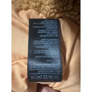 Urban Outfitters Sherpa Fleece Zip Jacket – Tan Teddy Bomber – Women’s Small thumbnail 7