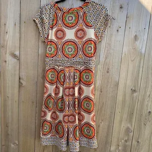 Floral‎ dress size medium vintage whimsy boho spring summer date thumbnail 4