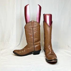 Sheplers Womens Brown Leather Cowgirl Western Boots~8.5~ thumbnail 2