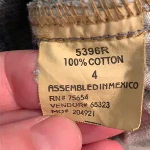 Abercrombie & Fitch GUC flare distressed jeans thumbnail 6