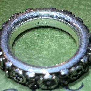Gucci Interlocking G Flower Ring Ag925 thumbnail 6