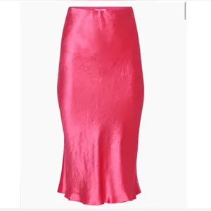 Babaton by Aritzia | Pink Satin Midi Slip Skirt - Size 4 (Like New) thumbnail 3
