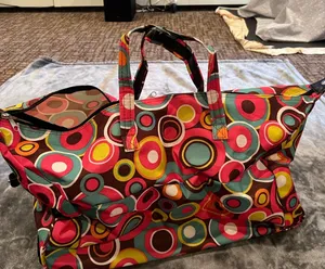Colorful Patterned Women's Bag Red thumbnail 1